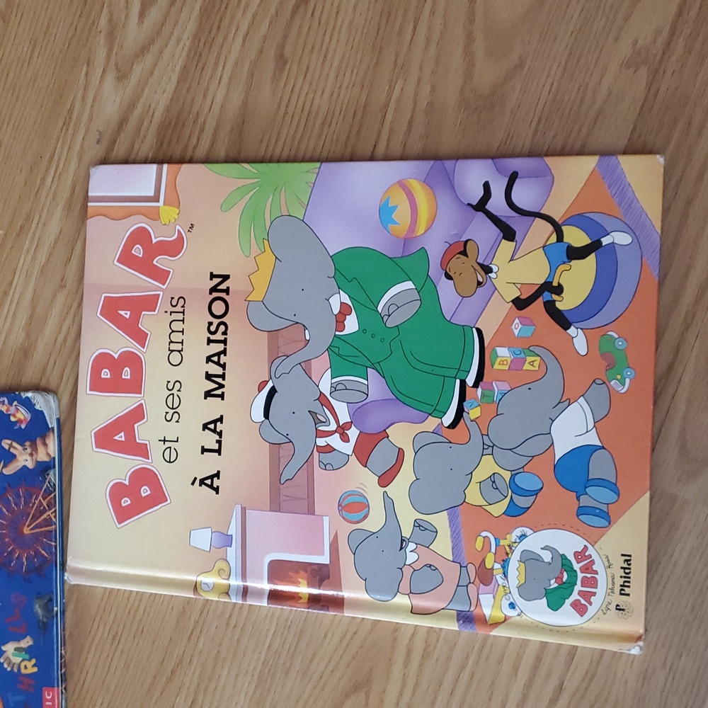 💥5/$25💥 French Babar Search And Find Book